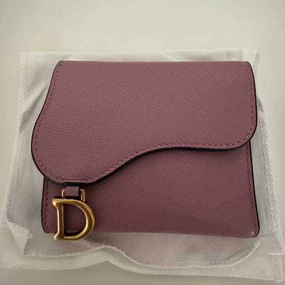 Dior Saddle Lotus Wallet - Picture 1 of 7